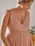 Robe courte gaze de coton grossesse et allaitement Rose 4 - vertbaudet enfant 