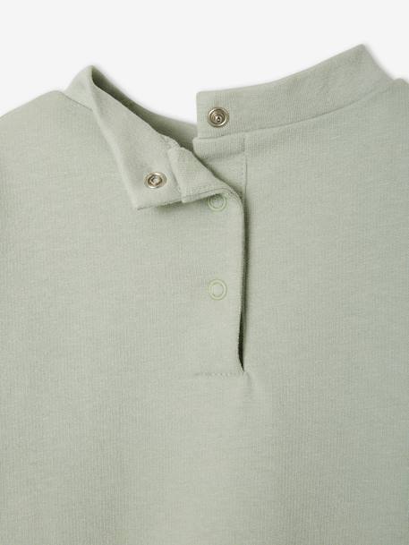 Sweat à message bébé personnalisable vert grisé 6 - vertbaudet enfant 