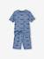 Lot de 2 pyjashorts garçon baleines BASICS Lot moutarde et bleu 2 - vertbaudet enfant 