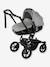 Combiné JANE Crosswalk + nacelle auto Matrix Light 2 collection 2022 Gris (Dim grey)+Noir (Cold black) 2 - vertbaudet enfant 