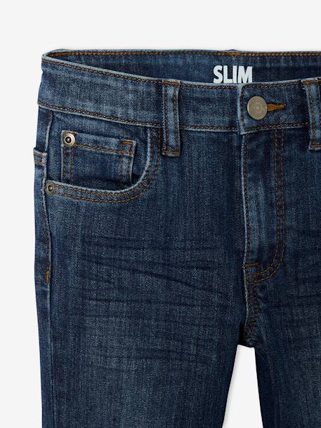 Jean slim indestructible 'waterless' garçon denim brut+stone 5 - vertbaudet enfant 