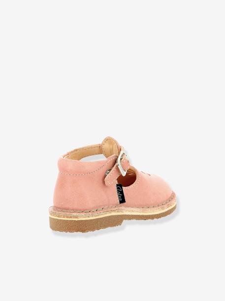 Sandales bébé Bimbo 2 ASTER® 1ers pas camel+rose clair 11 - vertbaudet enfant 