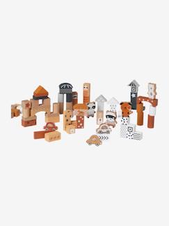 Baril de construction 100 pièces en bois FSC®  - vertbaudet enfant