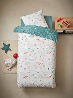 Parure de lit enfant avec couette motif étoiles stars 90x190cm