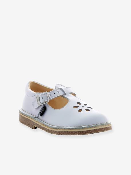 Sandales cuir tannage végétal Dingo 2 ASTER® blanc+marine 1 - vertbaudet enfant 