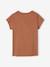 Lot de 3 t-shirts Basics détails irisés fille framboise+jaune pastel+lot camel+lot encre+vert sauge 21 - vertbaudet enfant 