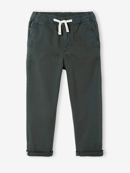 Pantalon esprit chino facile à enfiler garçon  - vertbaudet enfant