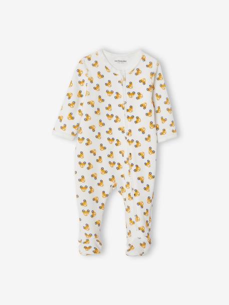 Lot de 2 pyjamas 'en voiture' en velours bébé garçon ouverture zippée lot encre 3 - vertbaudet enfant 