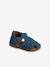 Sandales en cuir bébé mixte bout fermé bleu marocain 1 - vertbaudet enfant 