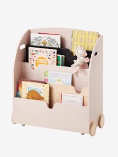 Chambre et rangement-Rangement-Etagère pour livres à roulettes LIGNE SCHOOL