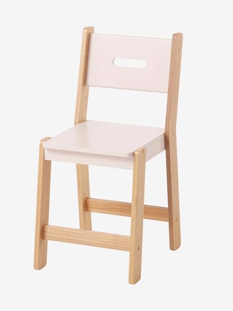 Chaise enfant, assise H 45 cm LIGNE ARCHITEKT blanc/bois+Rose/bois+Vert/bois 7 - vertbaudet enfant 