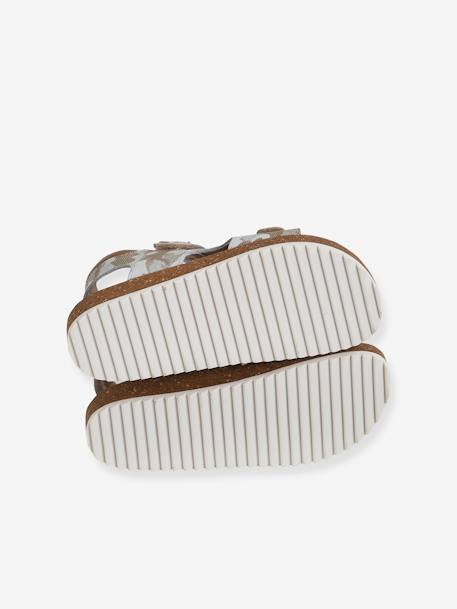 Sandales anatomiques cuir garçon gris camou+marine+taupe 5 - vertbaudet enfant 