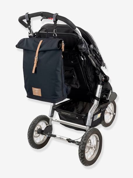 Sac à dos à langer Green Label LÄSSIG Rolltop BLEU+Gris anthracite 7 - vertbaudet enfant 