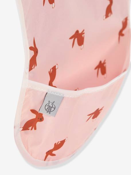 Lot de 2 bavoirs avec poche LÄSSIG Little Forest Little forest lapin - Rose + b+Little forest renard - Vert ol 2 - vertbaudet enfant 