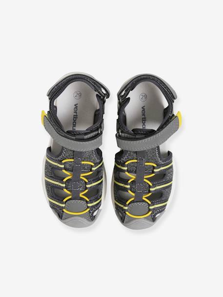 Sandales tout terrain garçon gris+marine 5 - vertbaudet enfant 