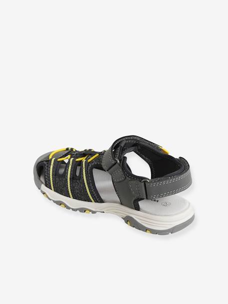 Sandales tout terrain garçon gris+marine 4 - vertbaudet enfant 