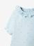 T-shirt à collerette bébé bleu imprimé 2 - vertbaudet enfant 