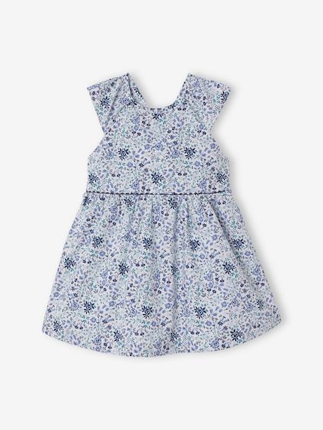 Robe fleurie bébé de cérémonie blanc imprimé 4 - vertbaudet enfant 