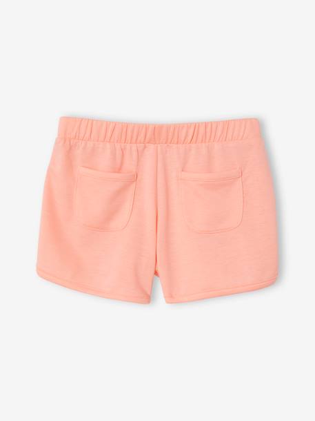 Short sport Basics fille en molleton rose+terracotta 2 - vertbaudet enfant 