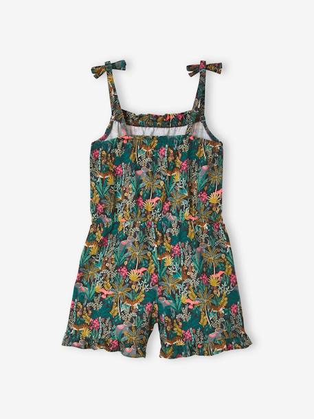 Combi-short à volants fille beige imprimé+noir imprimé 8 - vertbaudet enfant 