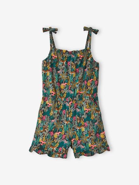 Combi-short à volants fille beige imprimé+noir imprimé 7 - vertbaudet enfant 