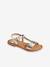 Sandales cuir fille Light gold 2 - vertbaudet enfant 