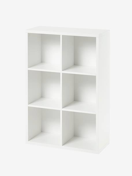 Meuble de rangement 6 cases BLANC 2 - vertbaudet enfant 