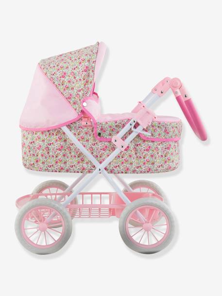 Landau COROLLE pour poupon 36/42/52 cm ROSE FLEURI 3 - vertbaudet enfant 