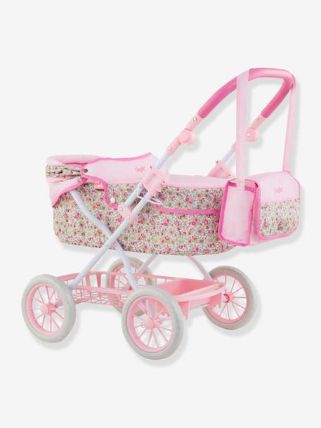 Landau COROLLE pour poupon 36/42/52 cm ROSE FLEURI 2 - vertbaudet enfant 