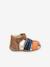 Sandales cuir bébé Bigbazar-2 Iconique Biboo KICKERS® CAMEL ORANGE BLEU 2 - vertbaudet enfant 