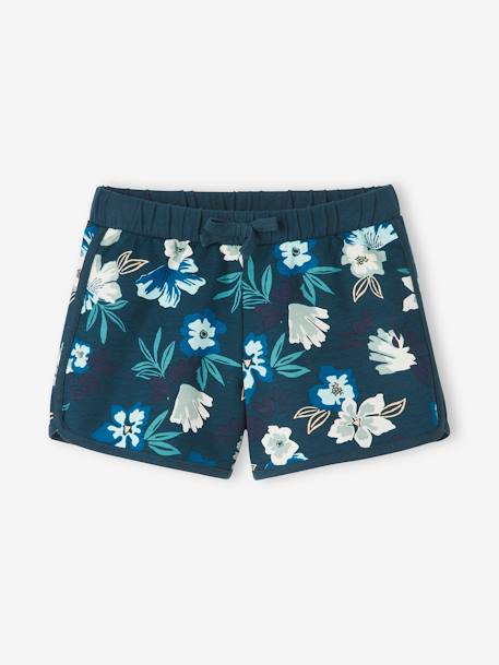 Fille-Vêtements de sport-Short de sport imprimé fleurs fille