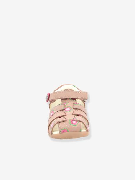 Sandales cuir bébé Bigflo-2 Iconique Biboo KICKERS® ROSE FLOWER 6 - vertbaudet enfant 