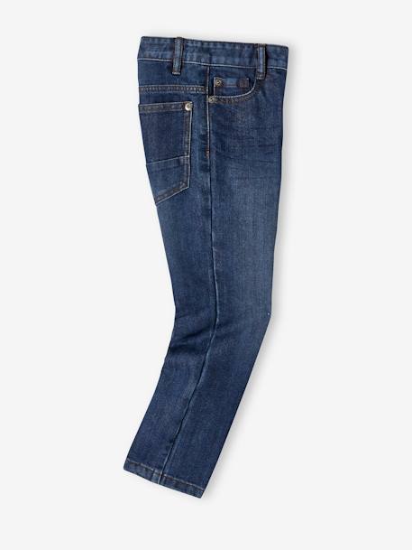 Jean droit indestructible 'waterless' garçon denim brut+denim gris+denim stone 6 - vertbaudet enfant 