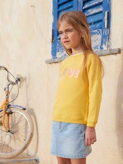 Jupe en jean Basics fille  - vertbaudet enfant