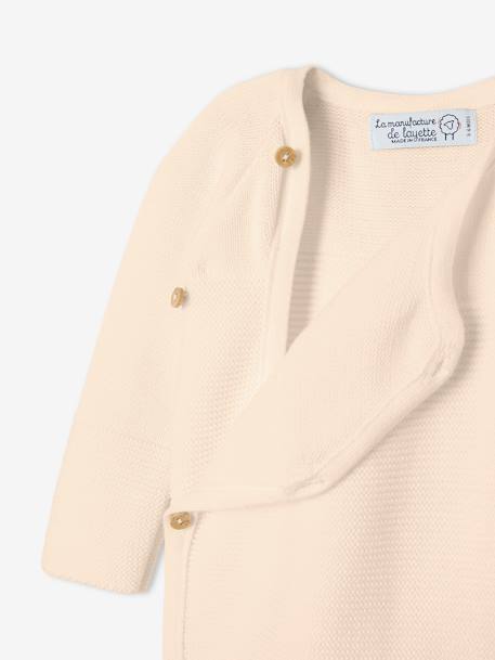 Combinaison bébé en tricot beige clair 3 - vertbaudet enfant 