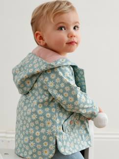 Bébé-Manteau, combipilote, nid d'ange-Manteau-Ciré avec capuche bébé fille