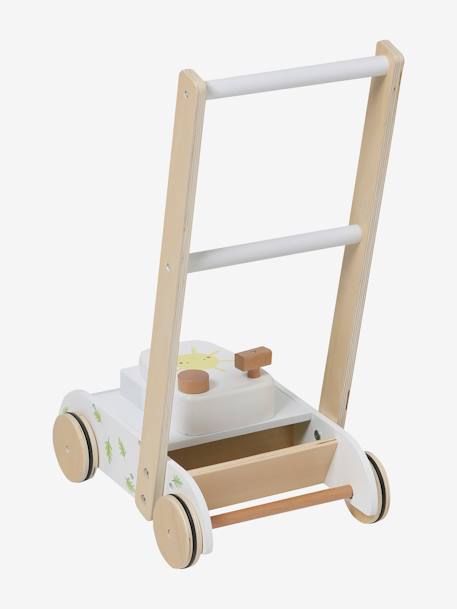 Tondeuse à gazon en bois FSC® blanc 4 - vertbaudet enfant 