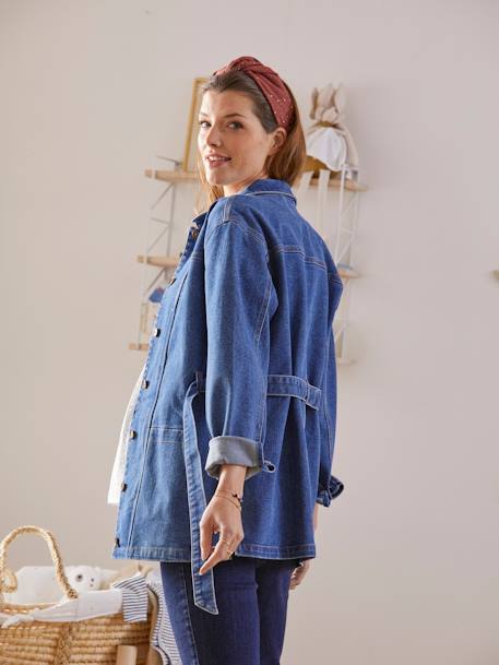 Veste en jean évolutive grossesse et post-grossesse Denim 6 - vertbaudet enfant 