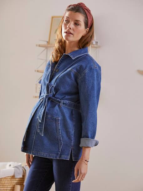 Veste en jean évolutive grossesse et post-grossesse Denim 2 - vertbaudet enfant 