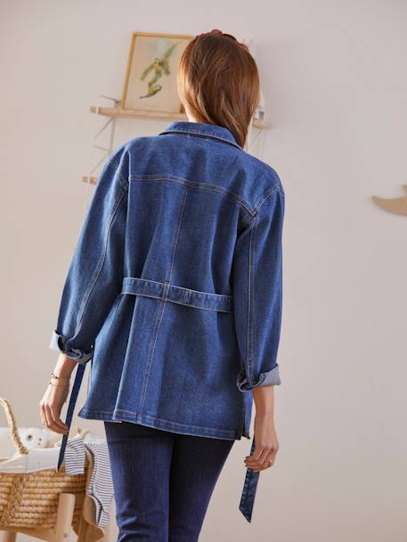 Veste en jean évolutive grossesse et post-grossesse Denim 5 - vertbaudet enfant 