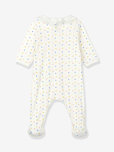 Dors-bien bébé en coton bio PETIT BATEAU blanc imprimé 2 - vertbaudet enfant 