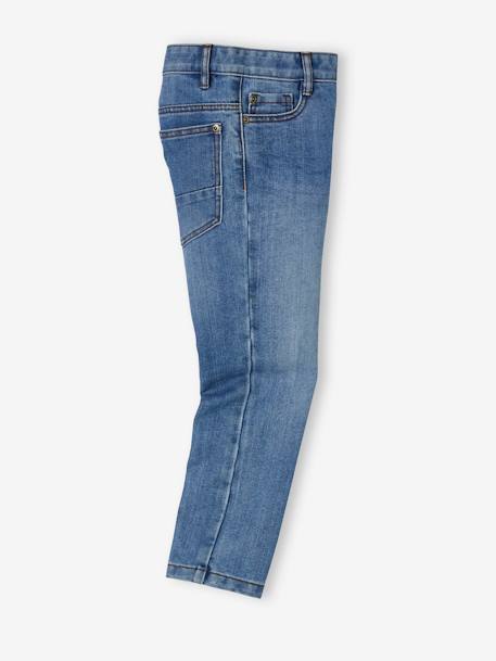 Jean droit indestructible 'waterless' garçon denim brut+denim gris+denim stone 23 - vertbaudet enfant 