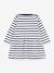 Robe manches longues iconique en jersey épais bio bébé - PETIT BATEAU blanc rayé marine 2 - vertbaudet enfant 