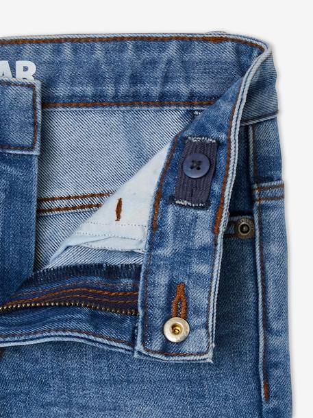 Jean droit indestructible 'waterless' garçon denim brut+denim gris+denim stone 25 - vertbaudet enfant 