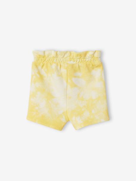 Short tie and dye bébé en molleton jaune+rose 2 - vertbaudet enfant 