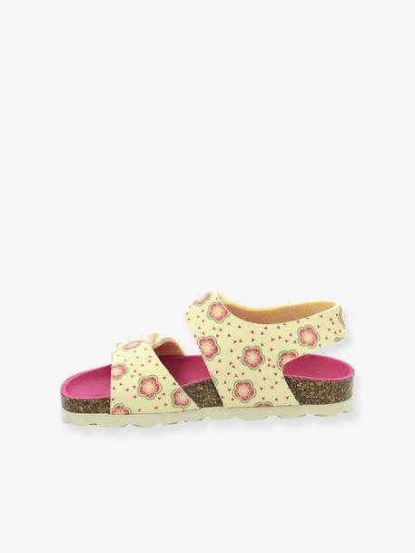 Sandales fille Summerkro Summerkick KICKERS® jaune flower+rose clair flower 3 - vertbaudet enfant 