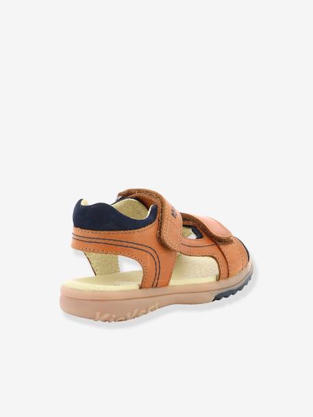 Sandales cuir garçon Platino Planet KICKERS® CAMEL+marine 5 - vertbaudet enfant 