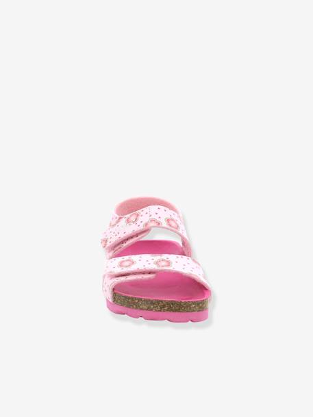 Sandales fille Summerkro Summerkick KICKERS® jaune flower+rose clair flower 12 - vertbaudet enfant 