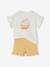 Ensemble tee-shirt et short vichy fille ivoire 4 - vertbaudet enfant 