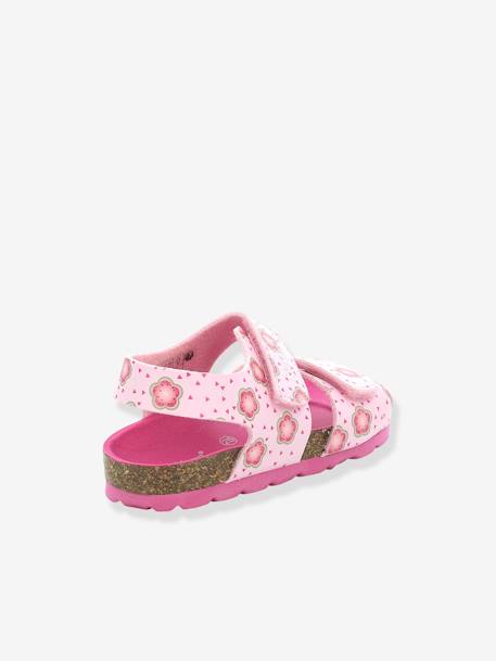 Sandales fille Summerkro Summerkick KICKERS® jaune flower+rose clair flower 11 - vertbaudet enfant 